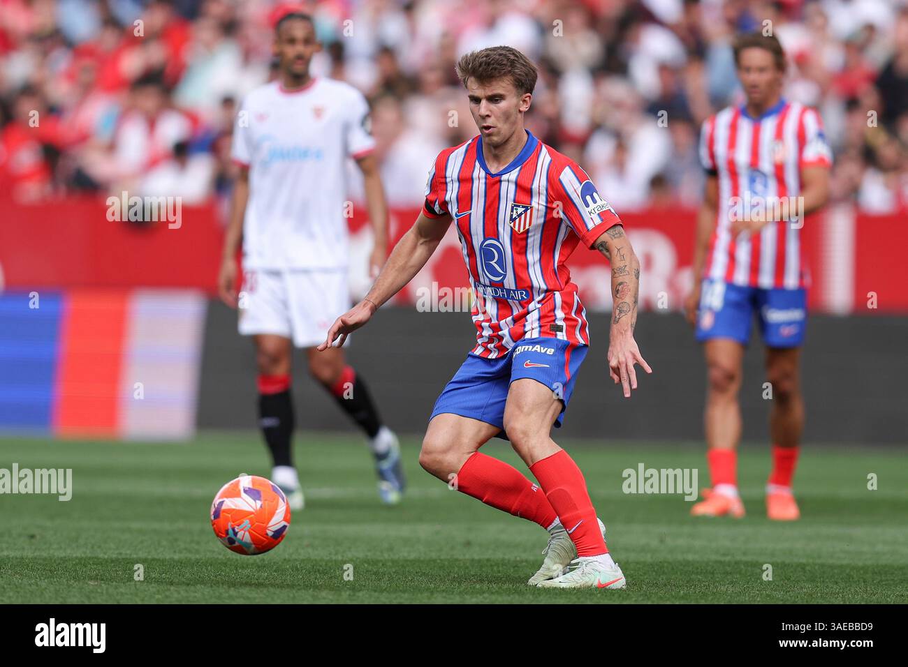 Sevilla, Spain. 06th Apr, 2024. Pablo Barrios of Atletico de Madrid ...