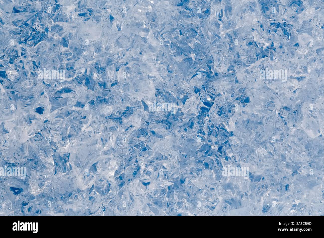 Abstract patterns blue background. Hydrogel with blue background. Close-up. Stock Photo