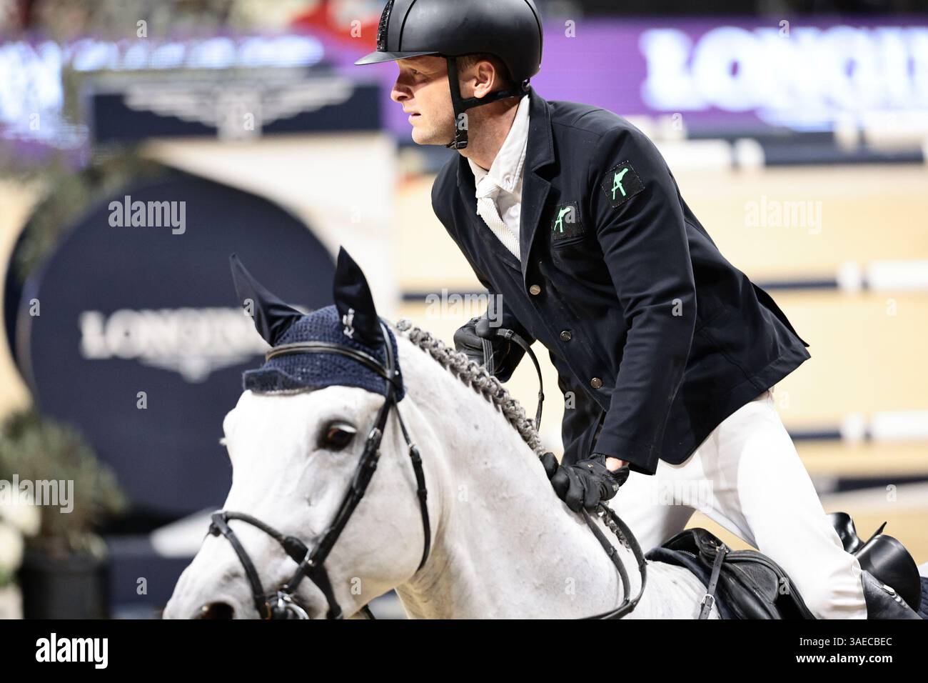 Ales OPATRNY of Czech Republic with Kapsones W. during the Longines FEI ...