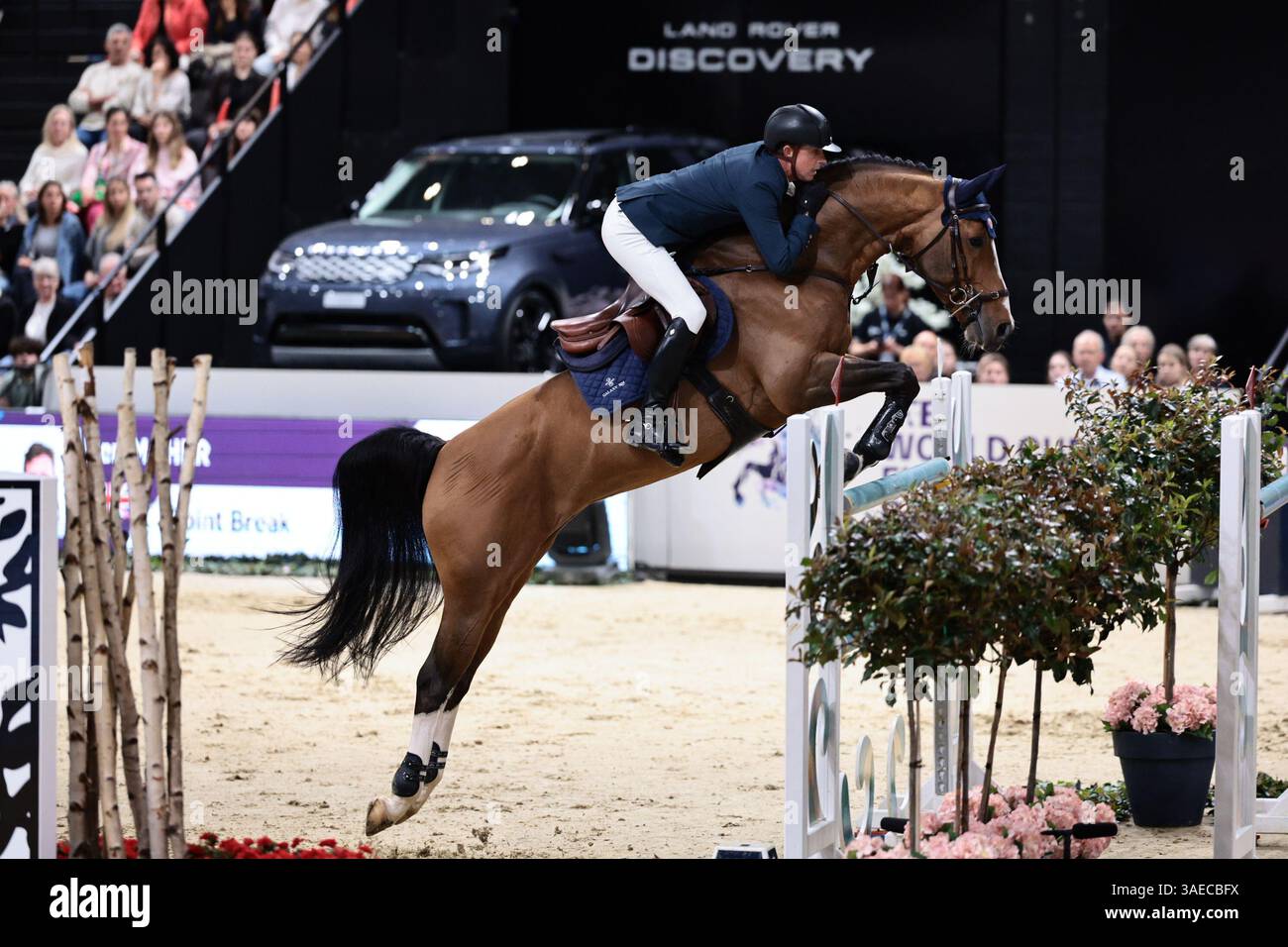 Ben MAHER of Great Britain with Point Break during the Longines FEI ...