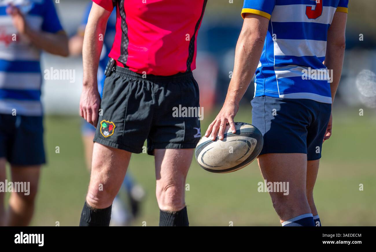Mens amateur Rugby Union game Stock Photo - Alamy