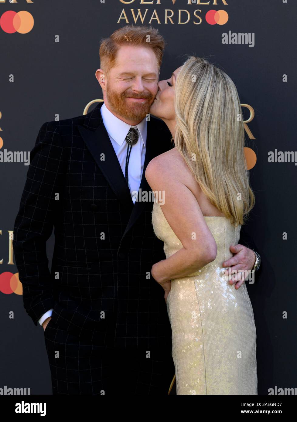 London, UK. April 6th, 2025. Jane Krakowski and Jesse Tyler Ferguson(02)