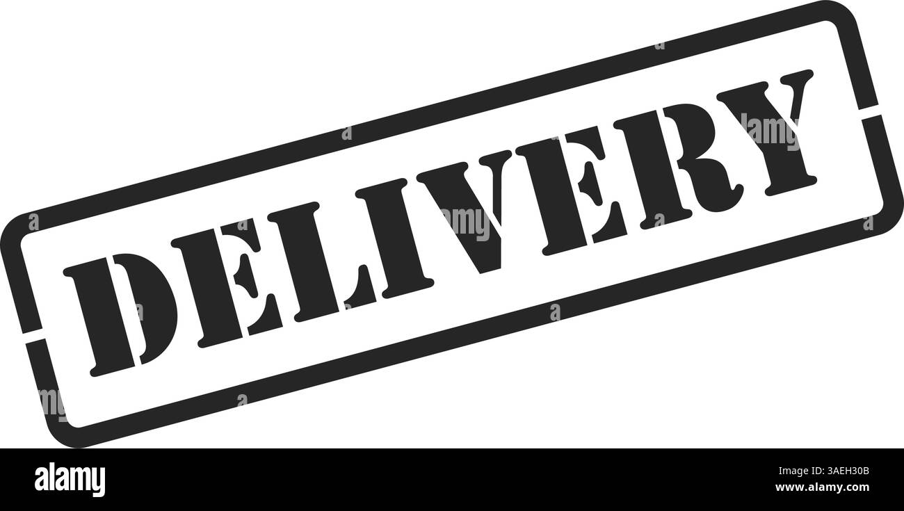 Delivery text Black and White Stock Photos & Images - Alamy