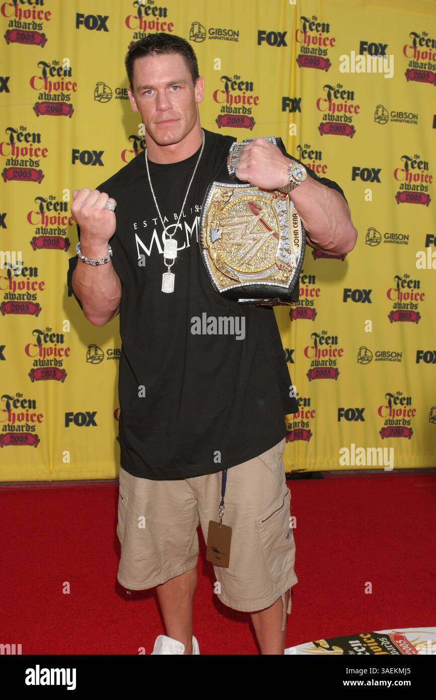 Aug 14 2005 Los Angeles CA USA WWE Wrestler JOHN CENA At The Teen aug-14-2005-los-angeles-ca-usa-wwe-wrestler-john-cena-at-the-teen