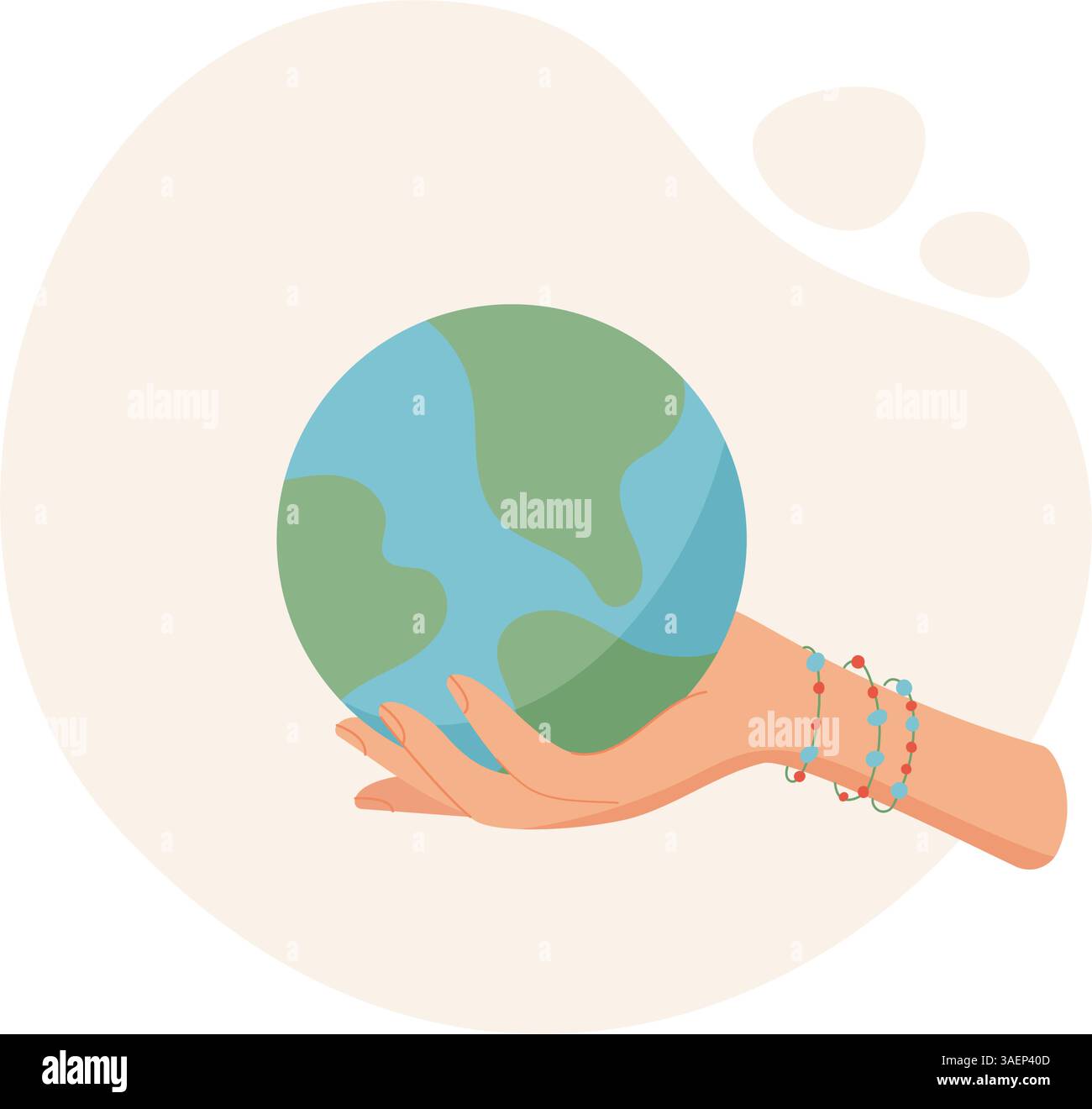 Hand Holding Globe Icon Stock Vector Image & Art - Alamy