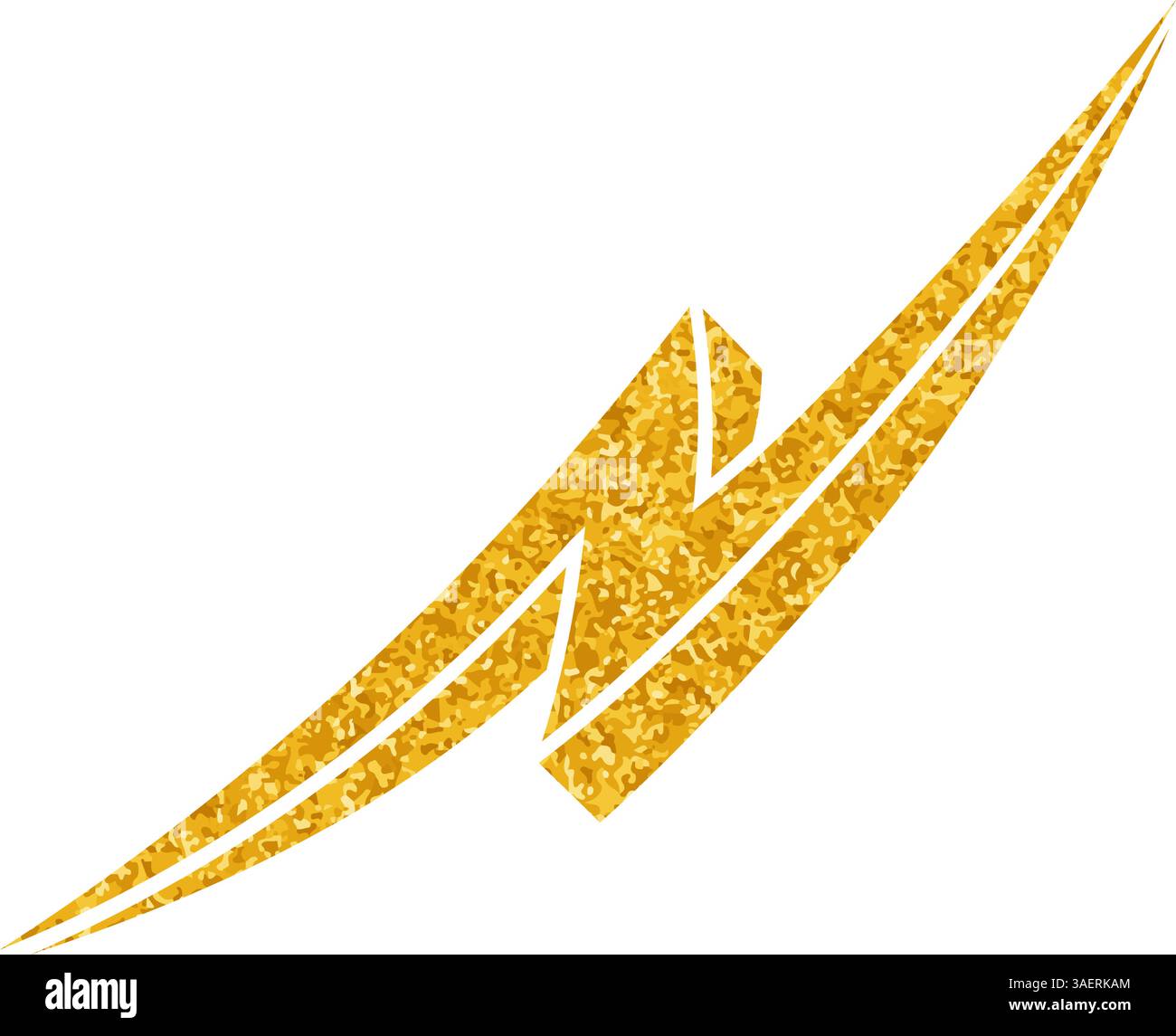 hand drawn thunder doodle in sticker style Stock Vector Image & Art - Alamy
