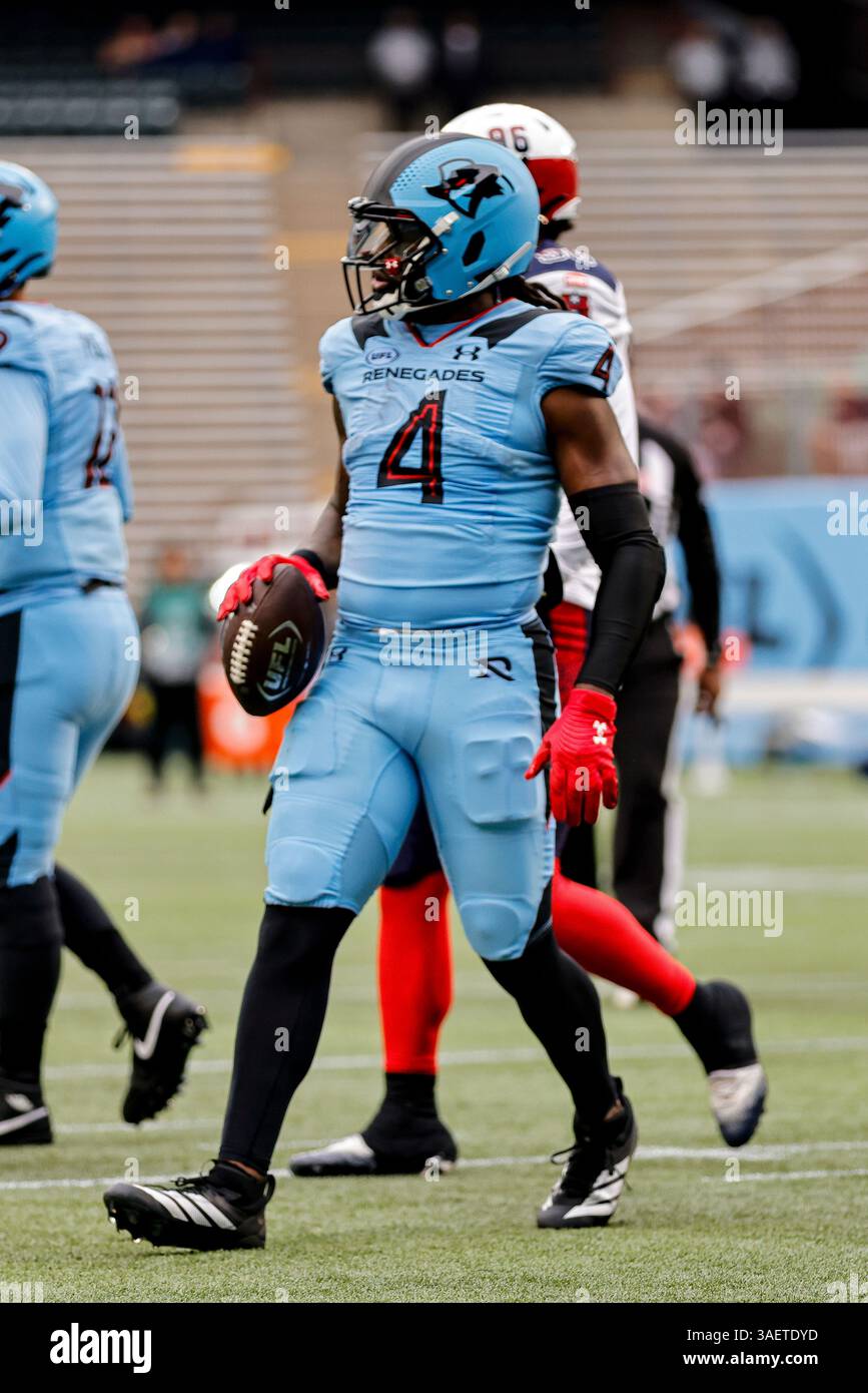 ARLINGTON, TX - APRIL 06: Arlington Renegades running back Kalen ...