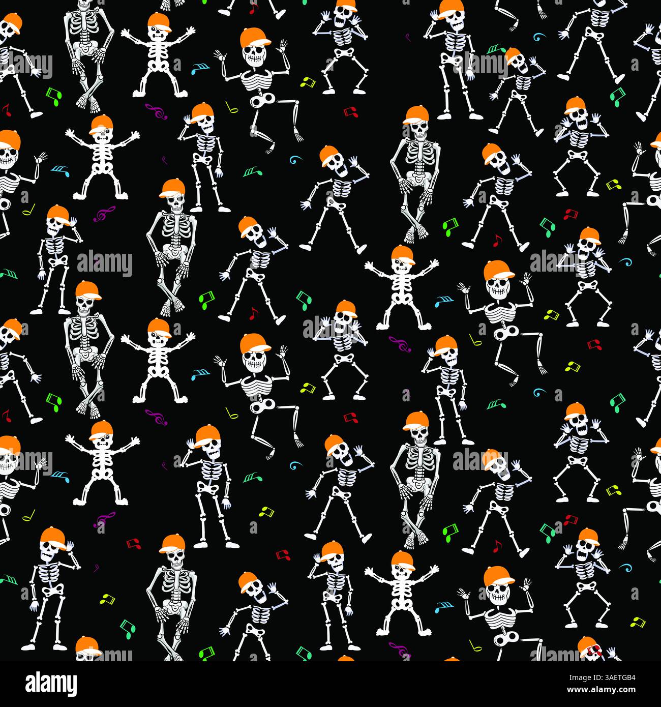 Lively seamless vector pattern hi-res stock photography and images - Alamy