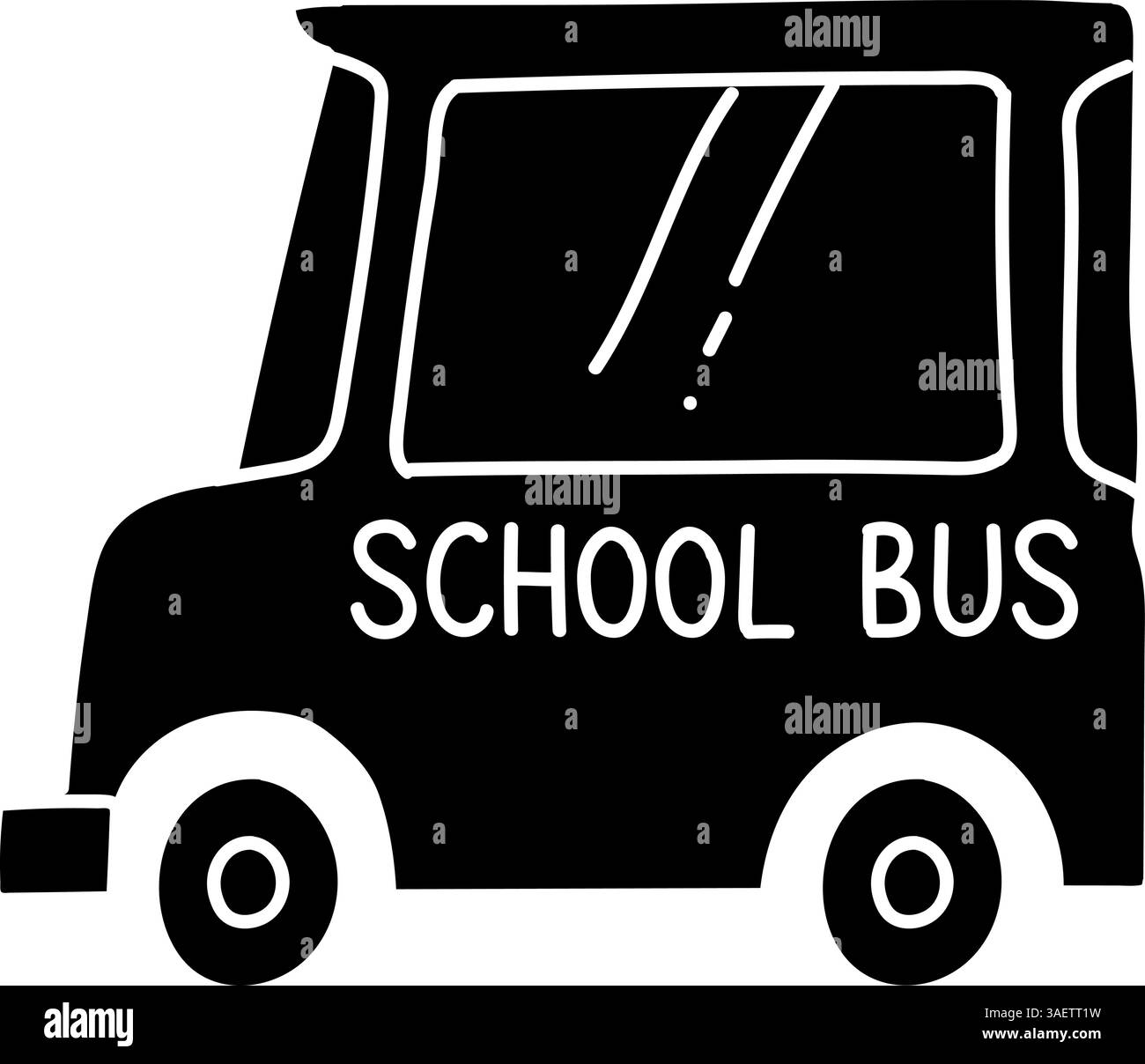 Public school transport Black and White Stock Photos & Images - Alamy