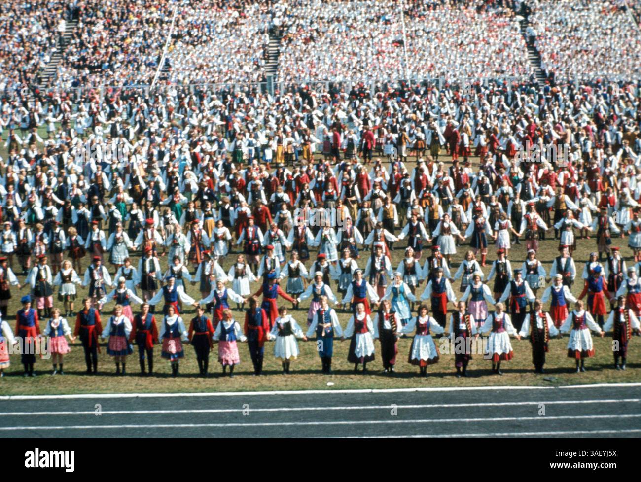 Feb 02, 1982; Warsaw, POLAND; A giant event held at an Olympic sized ...