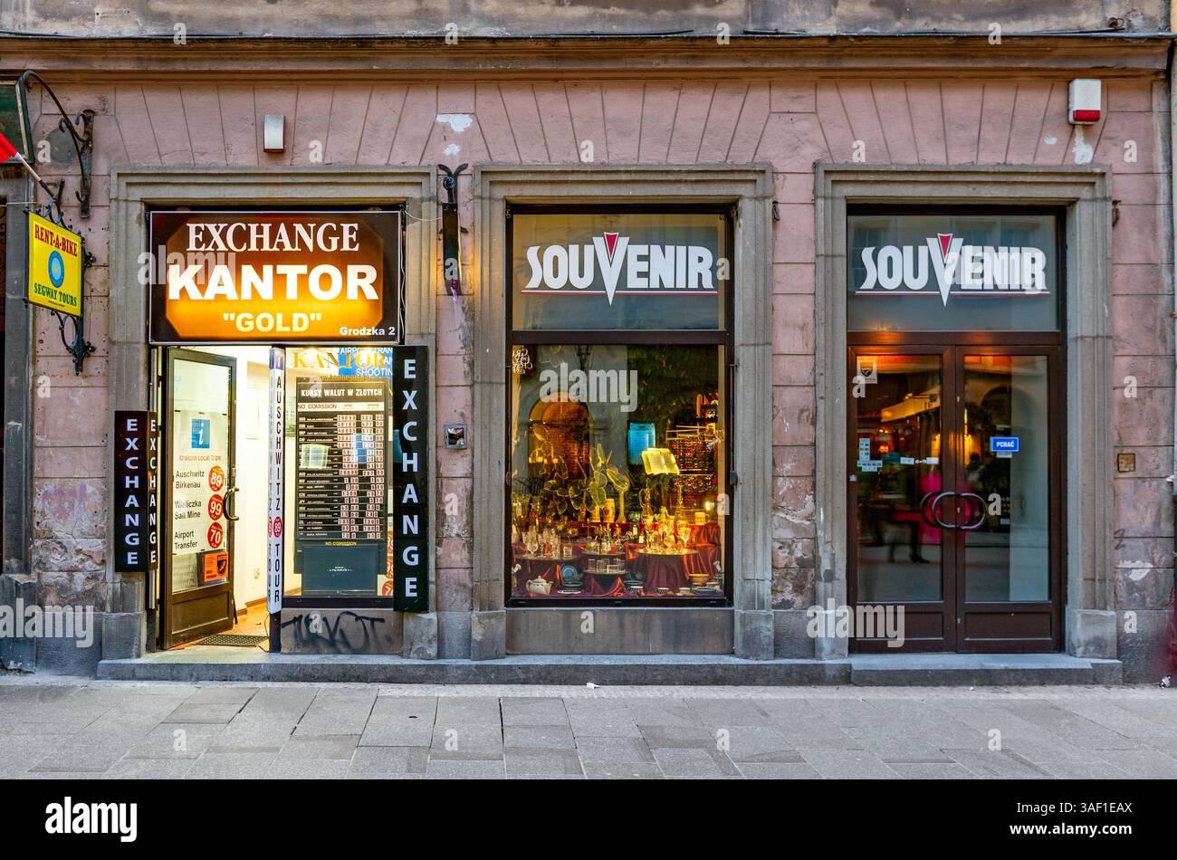 Money exchange krakow hi-res stock photography and images - Alamy