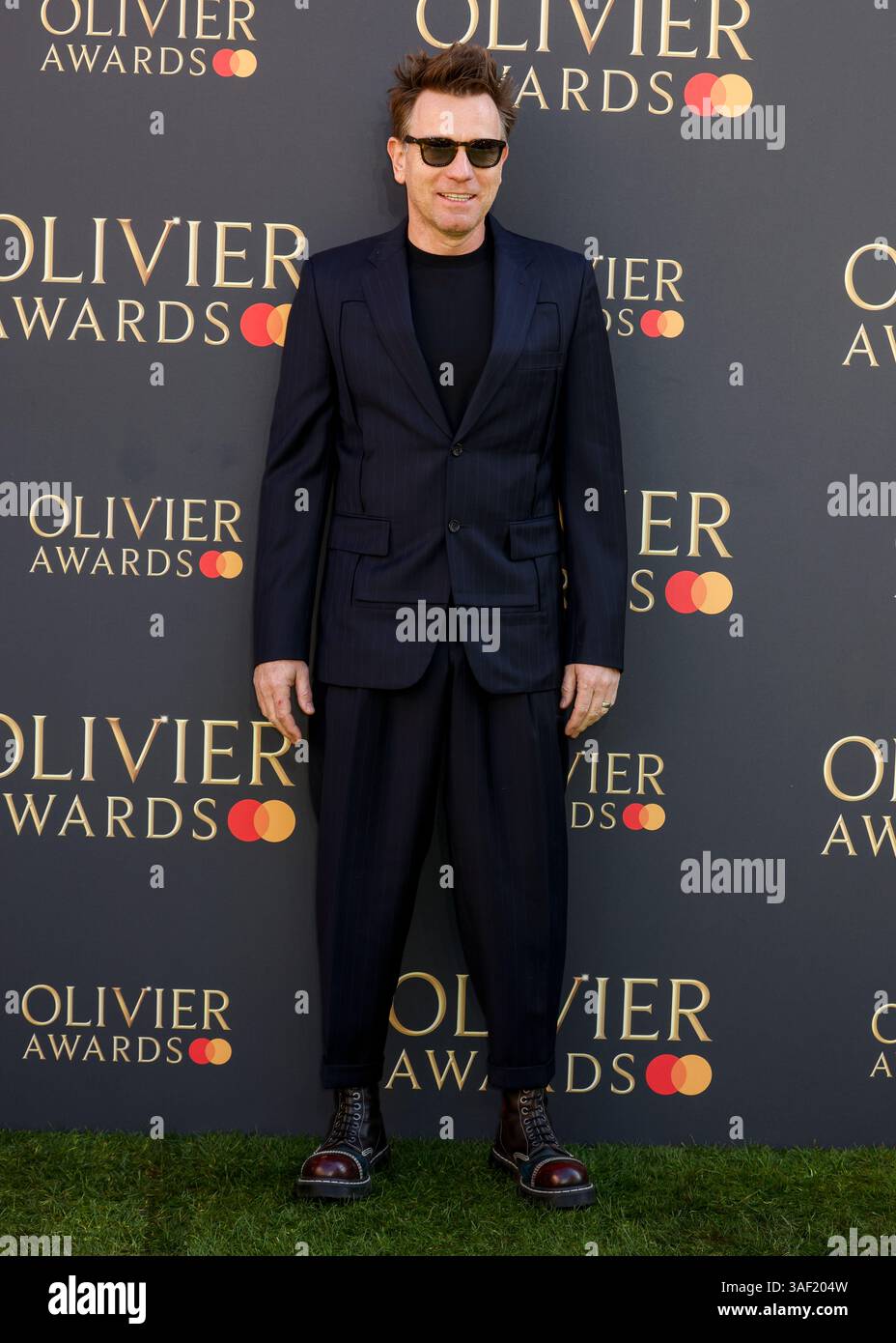 London, UK. 06th Apr, 2025. Ewan McGregor attends the Olivier Awards ...