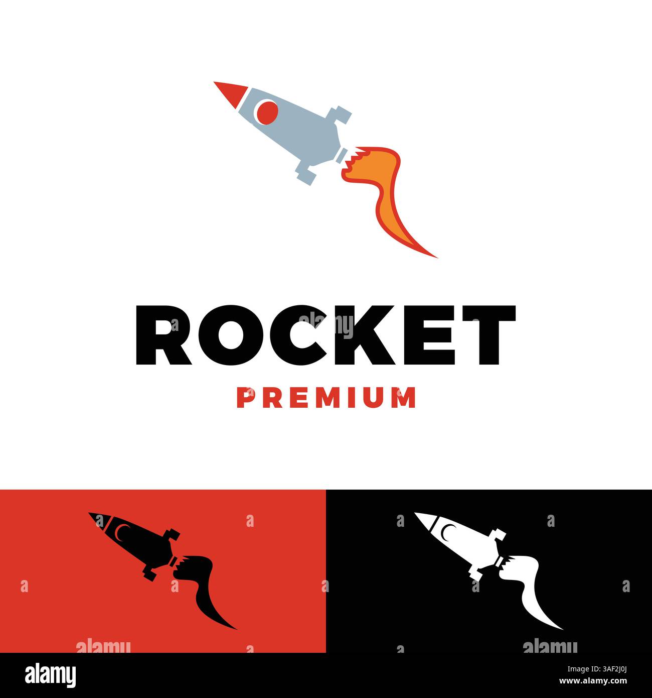 rocket icon vector logo template illustration design Stock Vector
