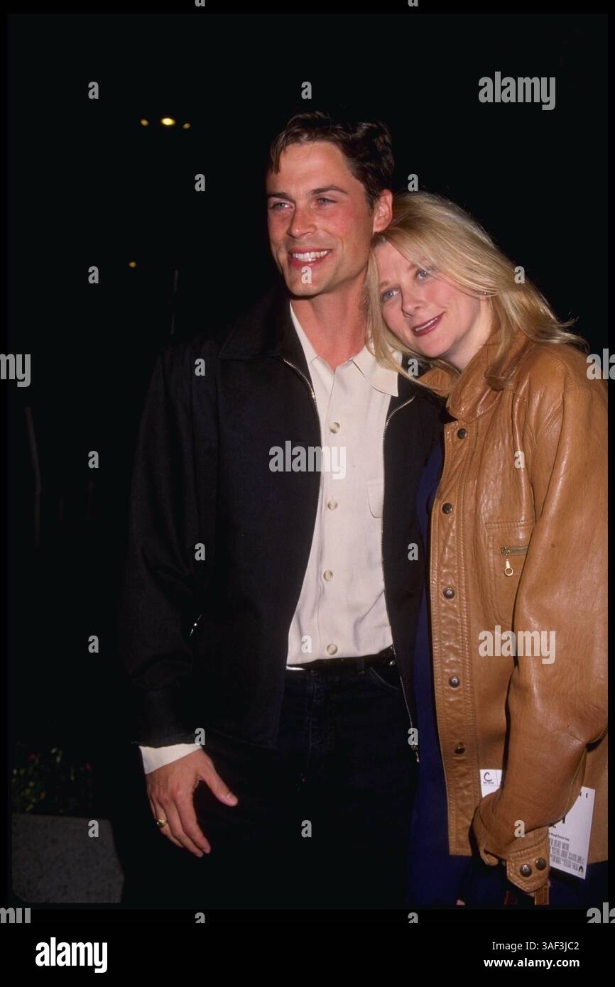 March 29, 1995; Hollywood, Ca, USA; ROB LOWE and wife CHERYL LOWE ...