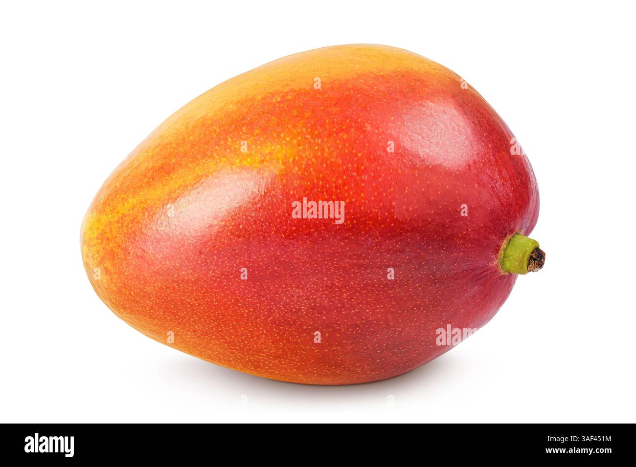 Ripe mango isolated on white background with full depth of field Stock ...
