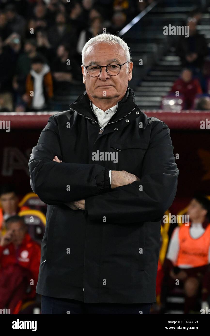 Sandro Ranieri Coach Roma’s head coach Claudio Ranieri during the Serie A Enilive soccer ...