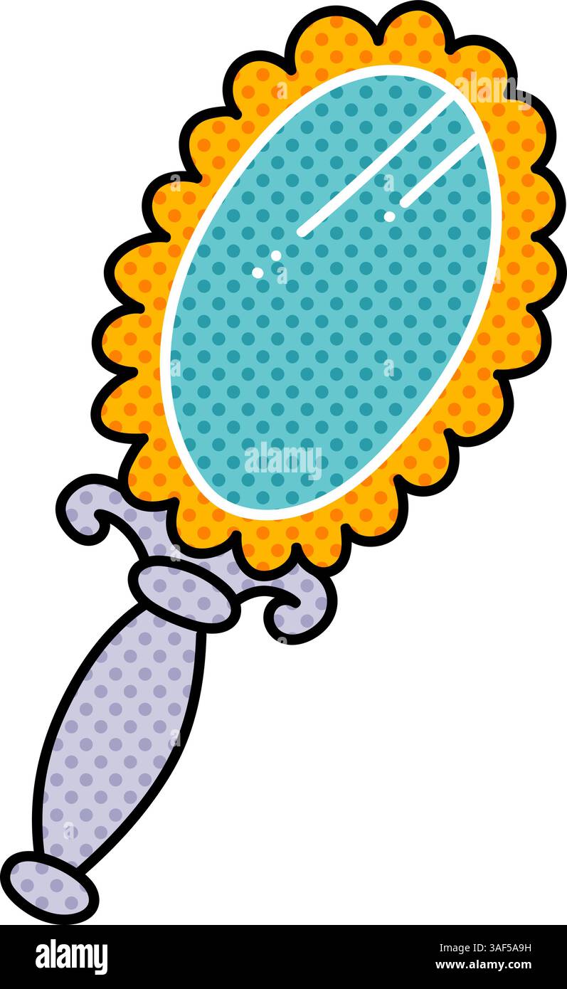 fancy hand mirror clipart