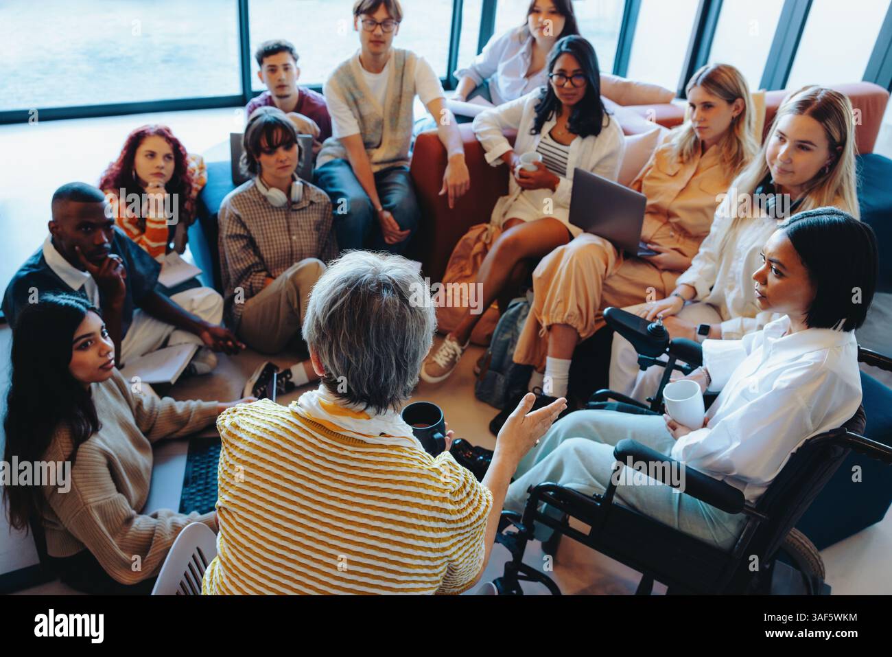 Group diverse students participate hi-res stock photography and images ...