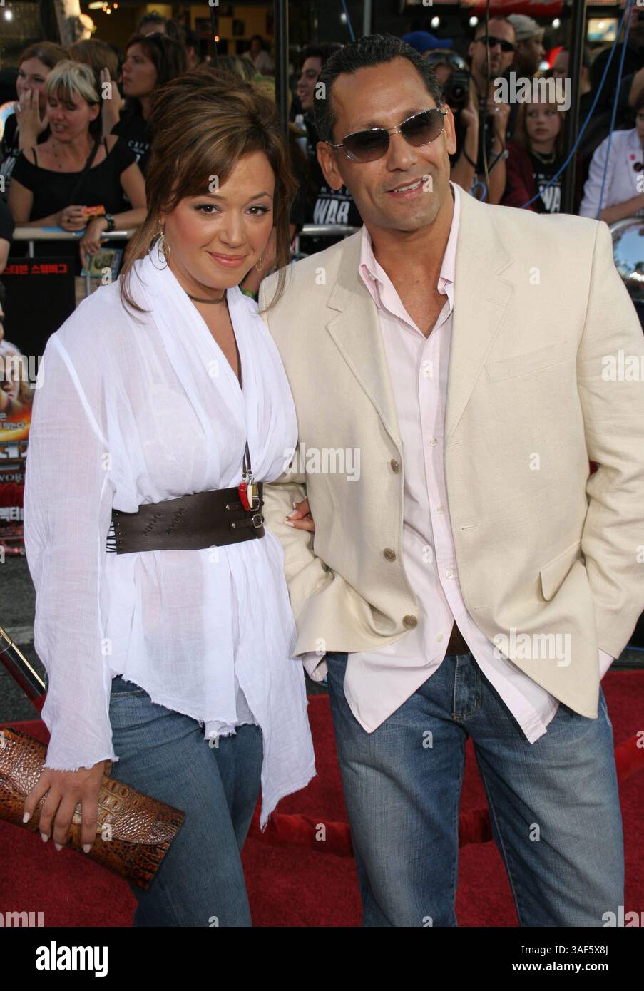 Leah remini and angelo pagan hi-res stock photography and images - Alamy