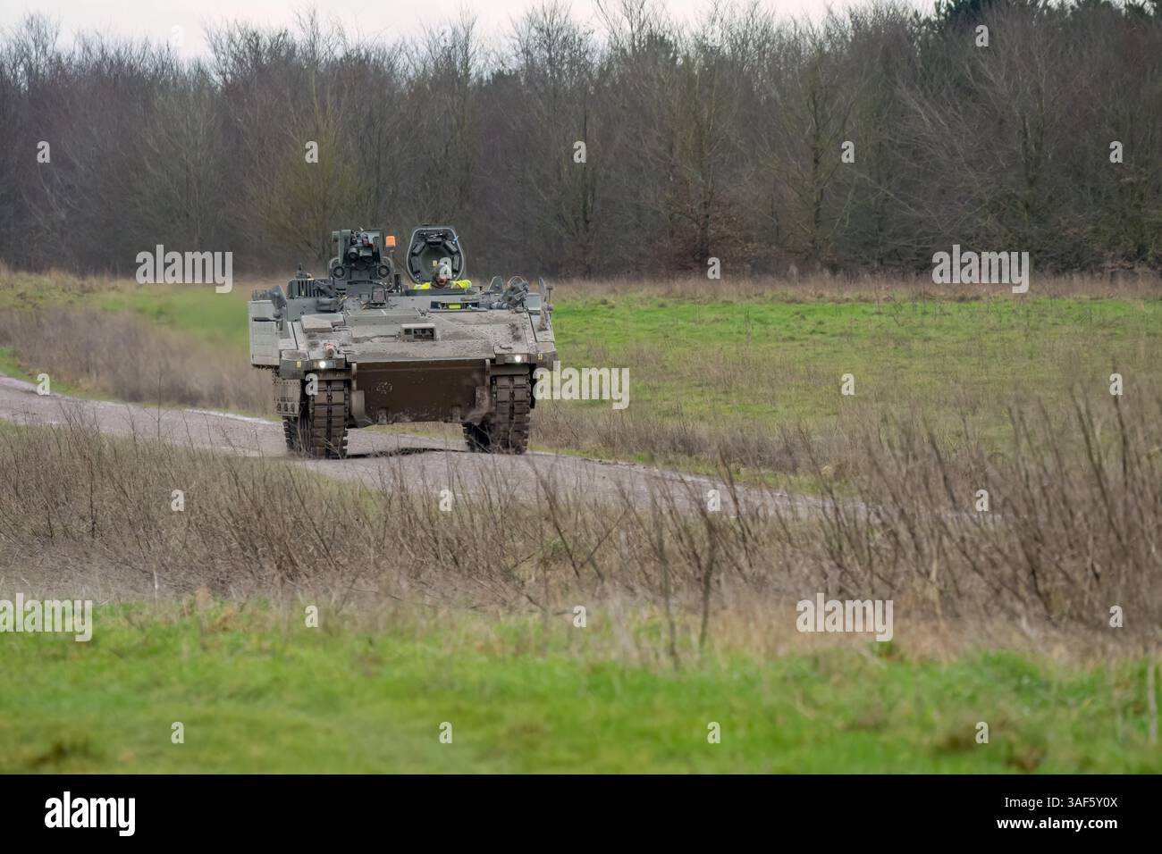 British army General Dynamics Ajax tank; (turreted, reconnaissance and ...