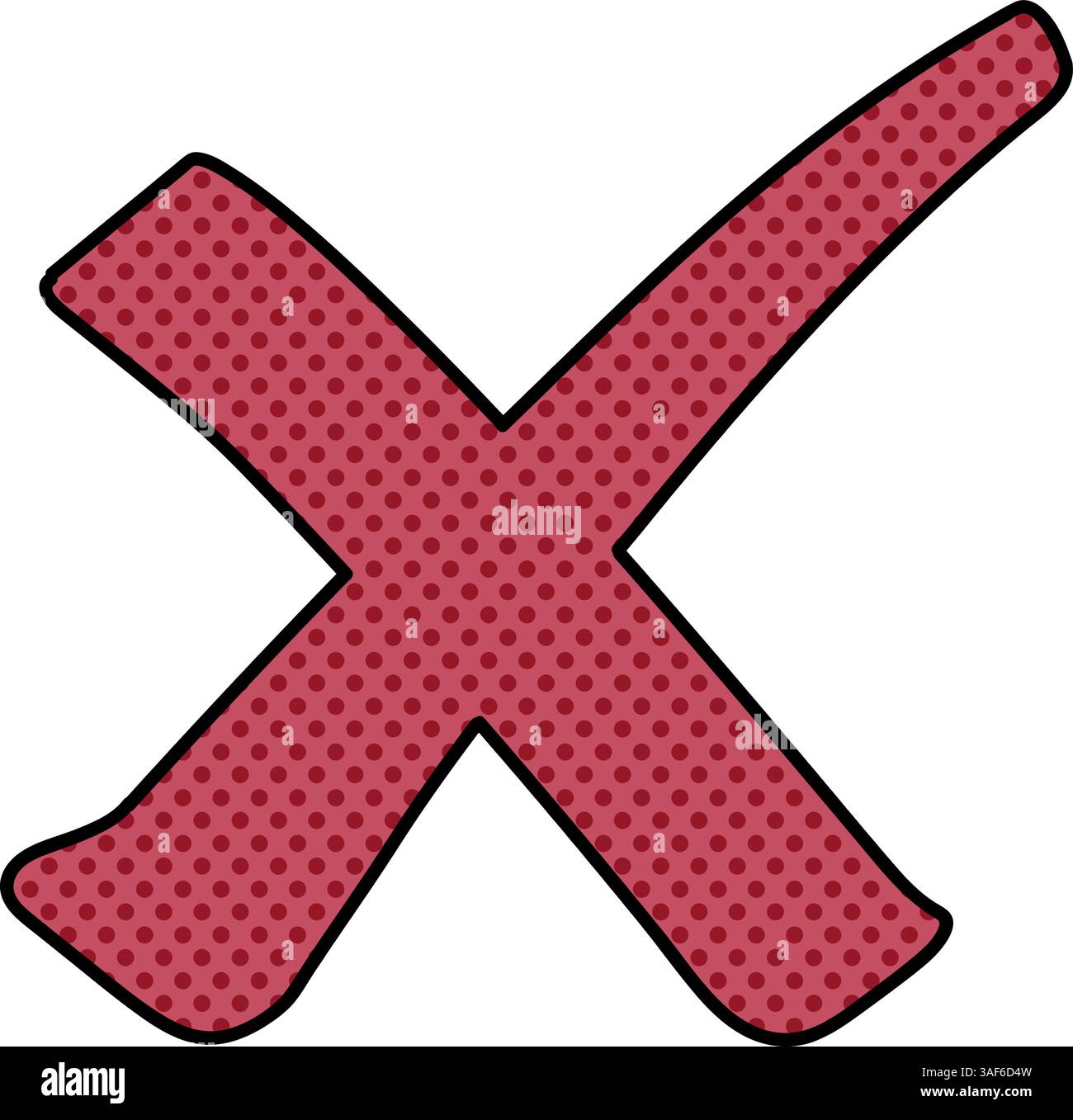 remove halftone hand drawn color vector illustration Stock Vector