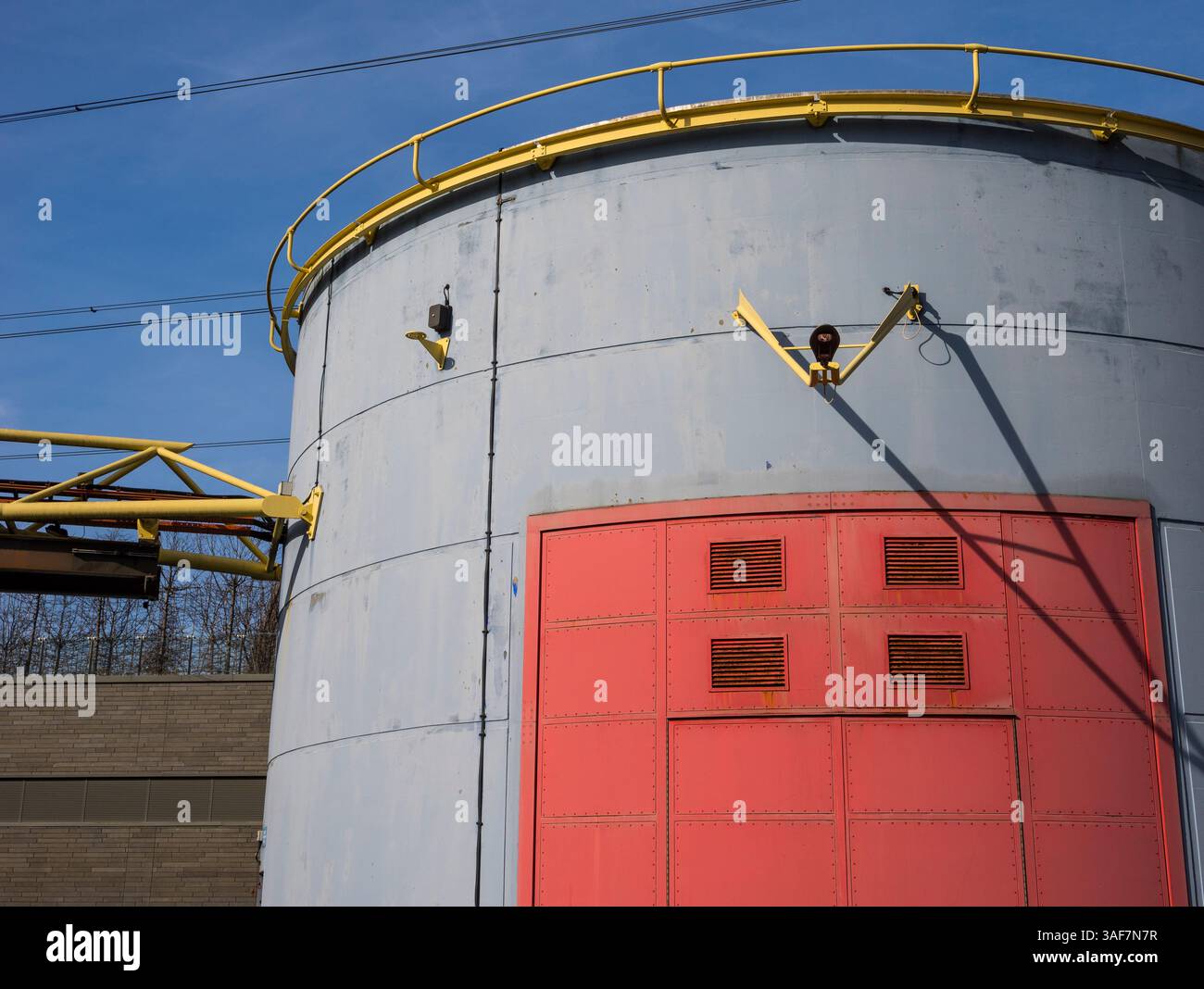 Tidal Basin Surface Water Pumping Station, Docklands, London, England, UK, GB. Stock Photo