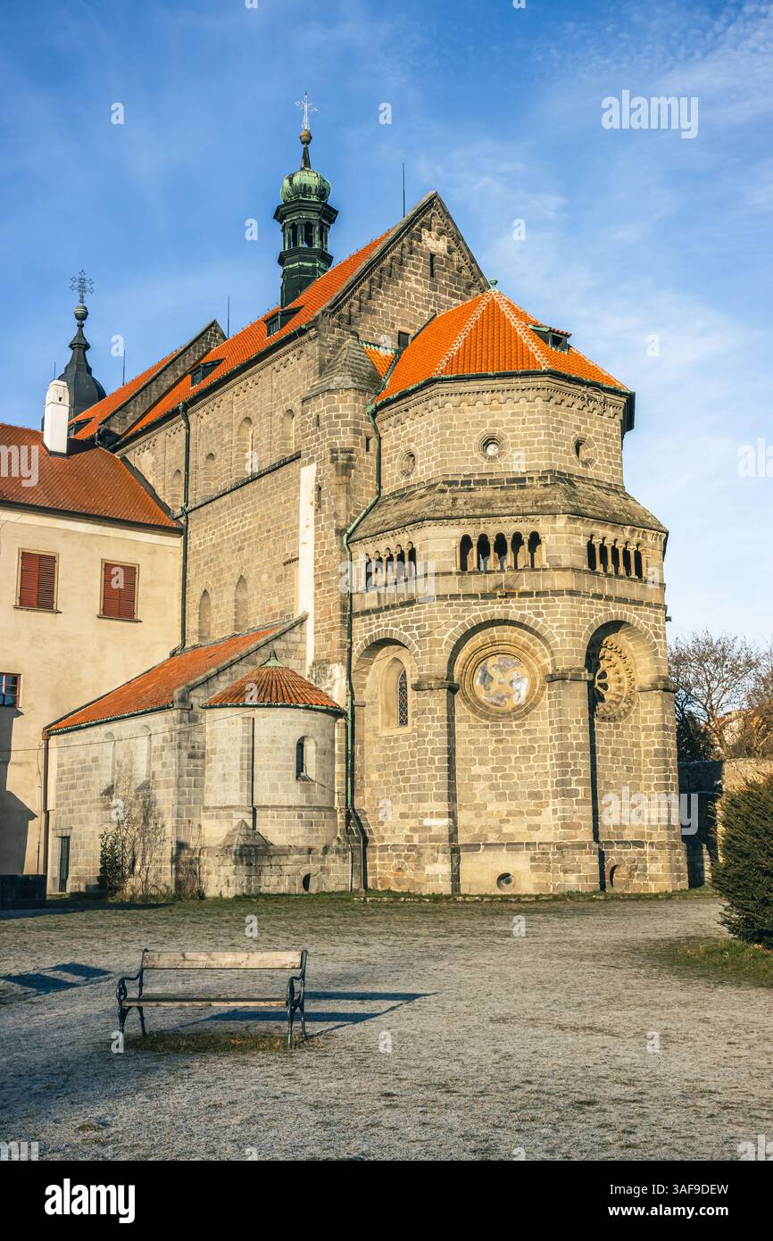 St. Procopius Basilica in Trebic, built in 1240, UNESCO World Heritage ...