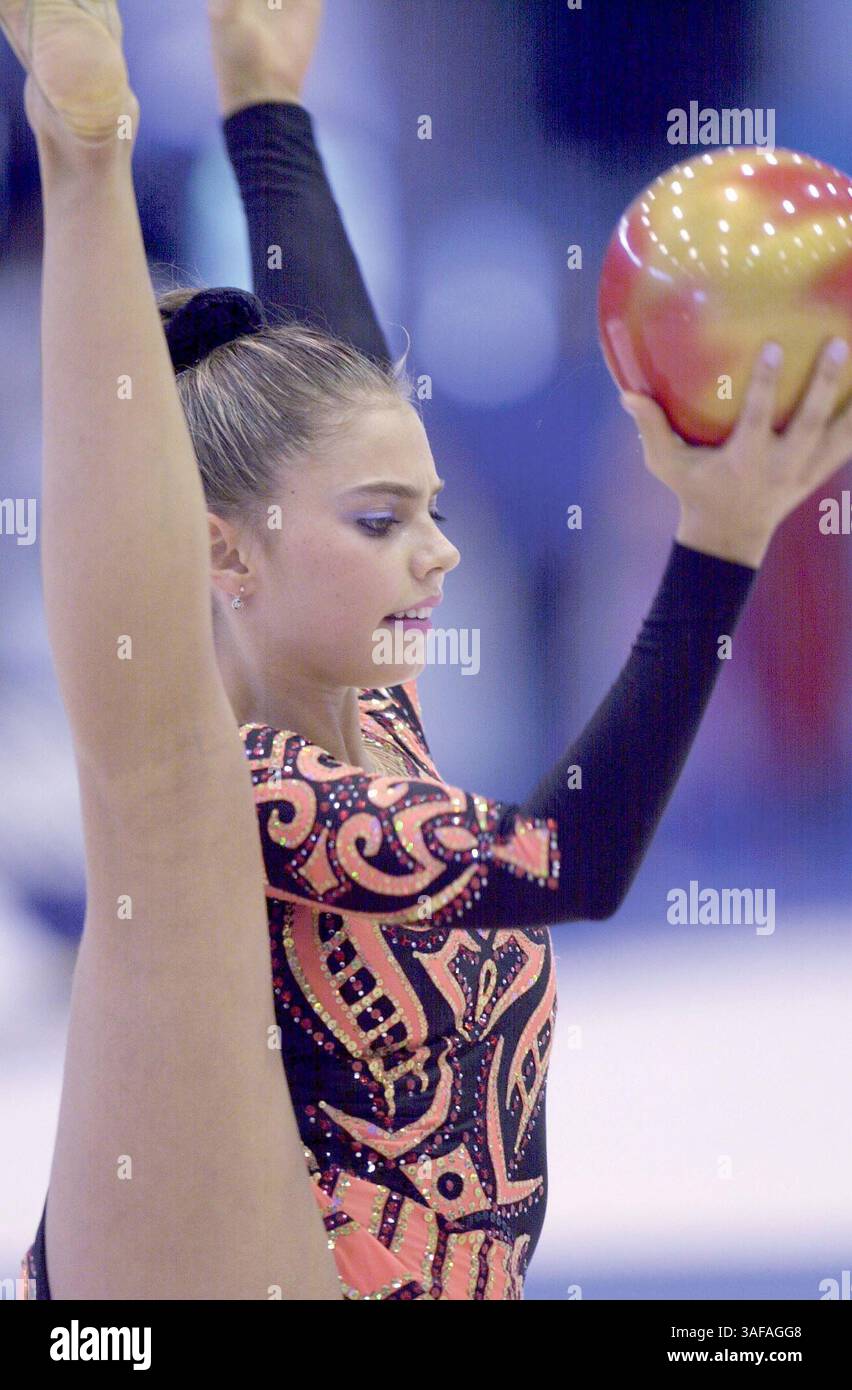Rhythmic gymnastics alina kabaeva hi-res stock photography and