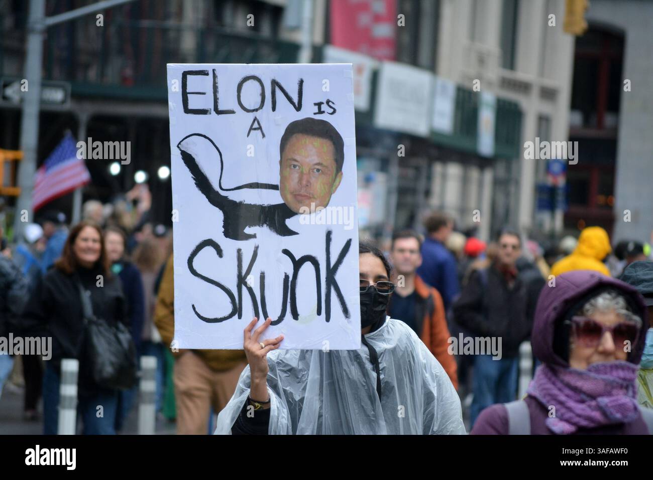 Hands Off rally against the Trump Administration and Elon Musk's DOGE ...