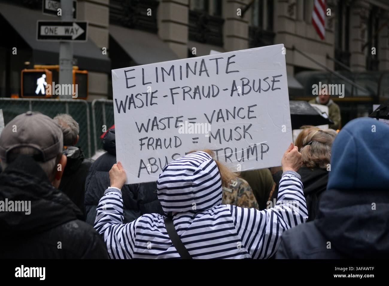 Hands Off rally against the Trump Administration and Elon Musk's DOGE ...