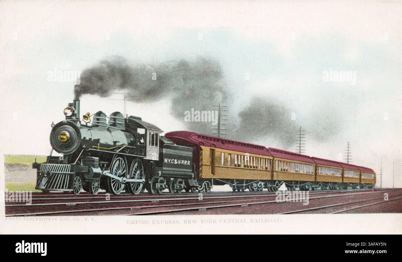 1908 photo postcard of American steam locomotive 1908 photo postcard of American steam locomotive
