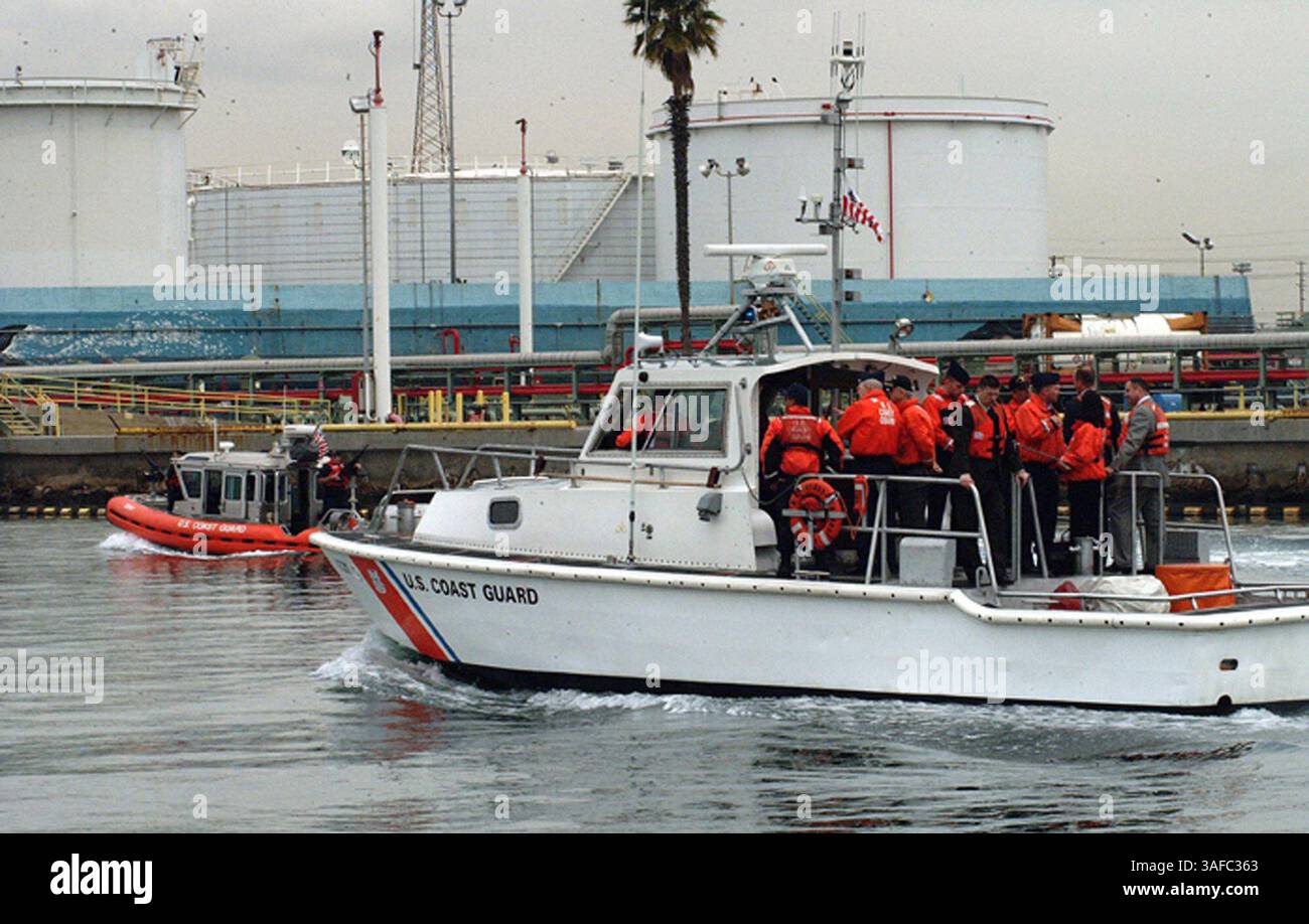 Uscg Rbhs Mar 03, 2003; Los Angeles, CA, USA; Deputy Secretary GORDON ENGLAND ...