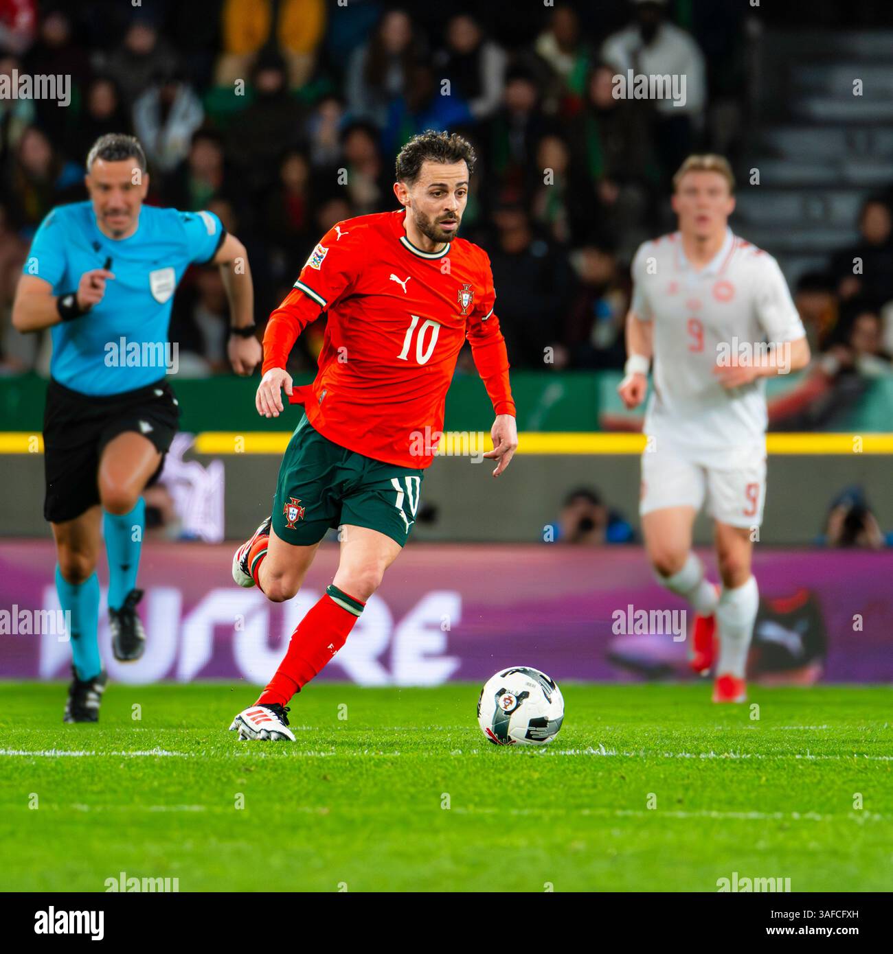 Lisbon, Portugal. 23rd March 2025. UEFA Nations league Portugal v