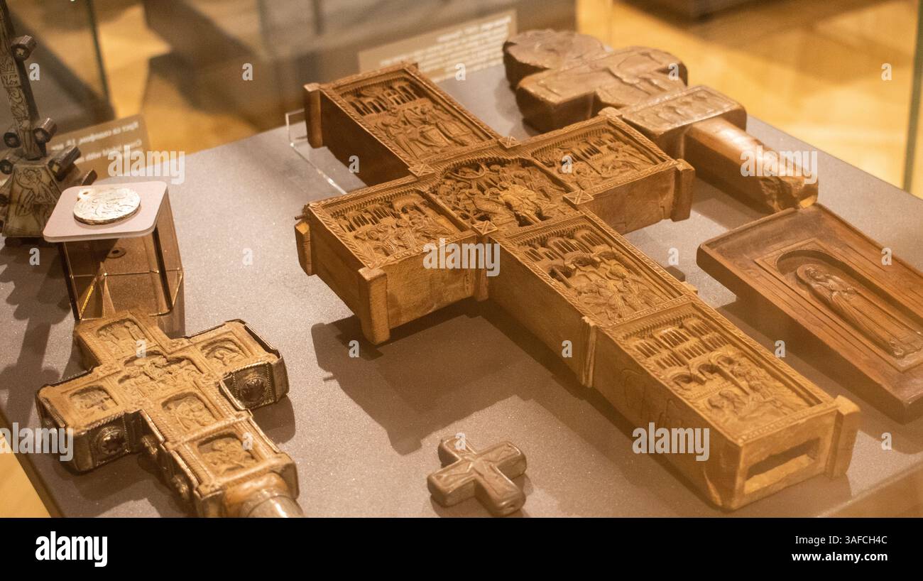 religious objects in the national museum of Serbia Stock Photo - Alamy