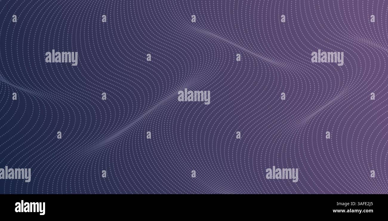 Colorful wave pattern with dots creating a modern abstract design background Stock Vector