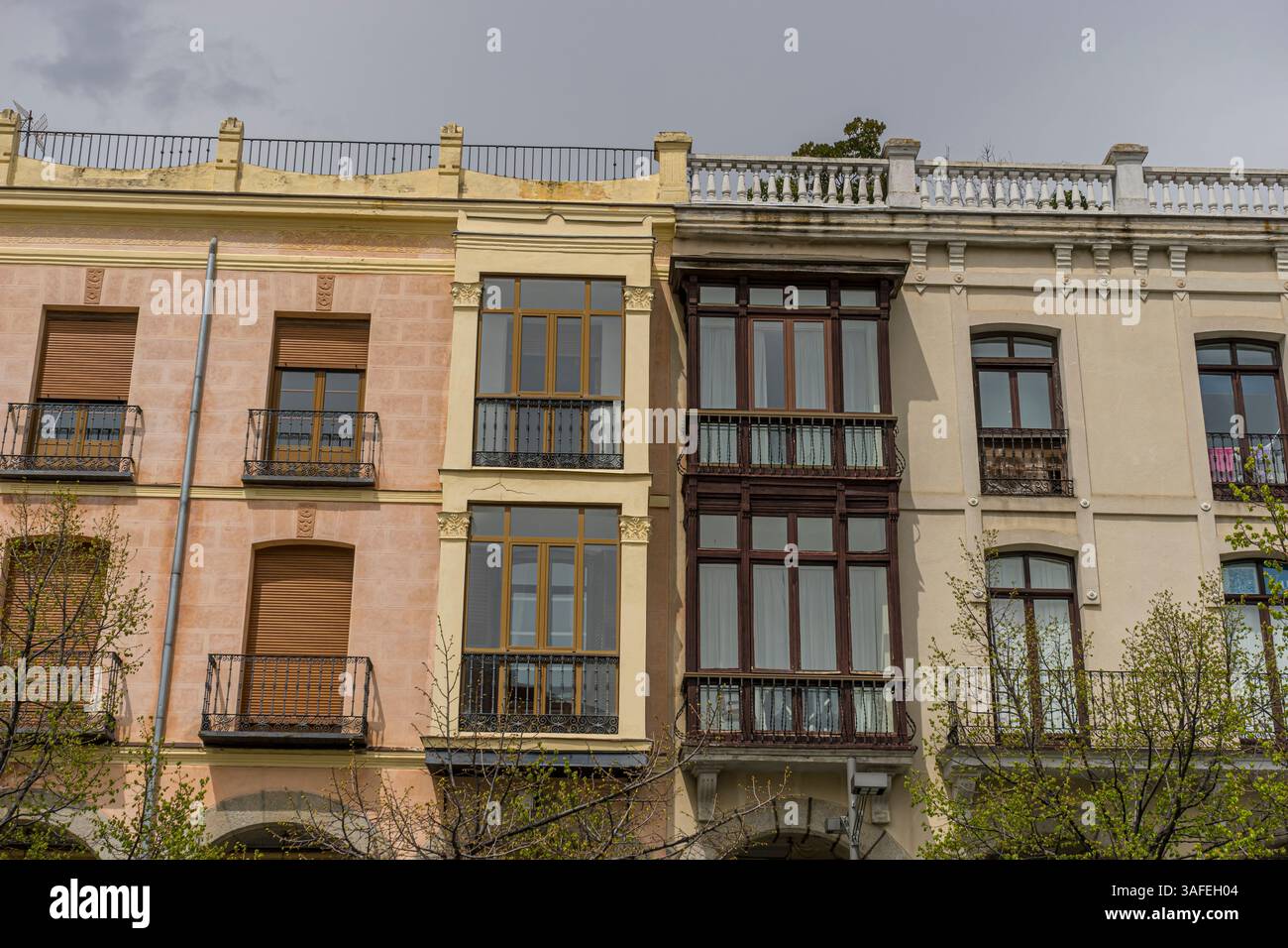 Architectural Details of Ávila's Historic Streets,