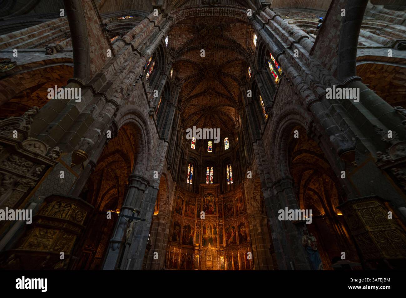 Gothic and romanesque fusion hi-res stock photography and images - Alamy