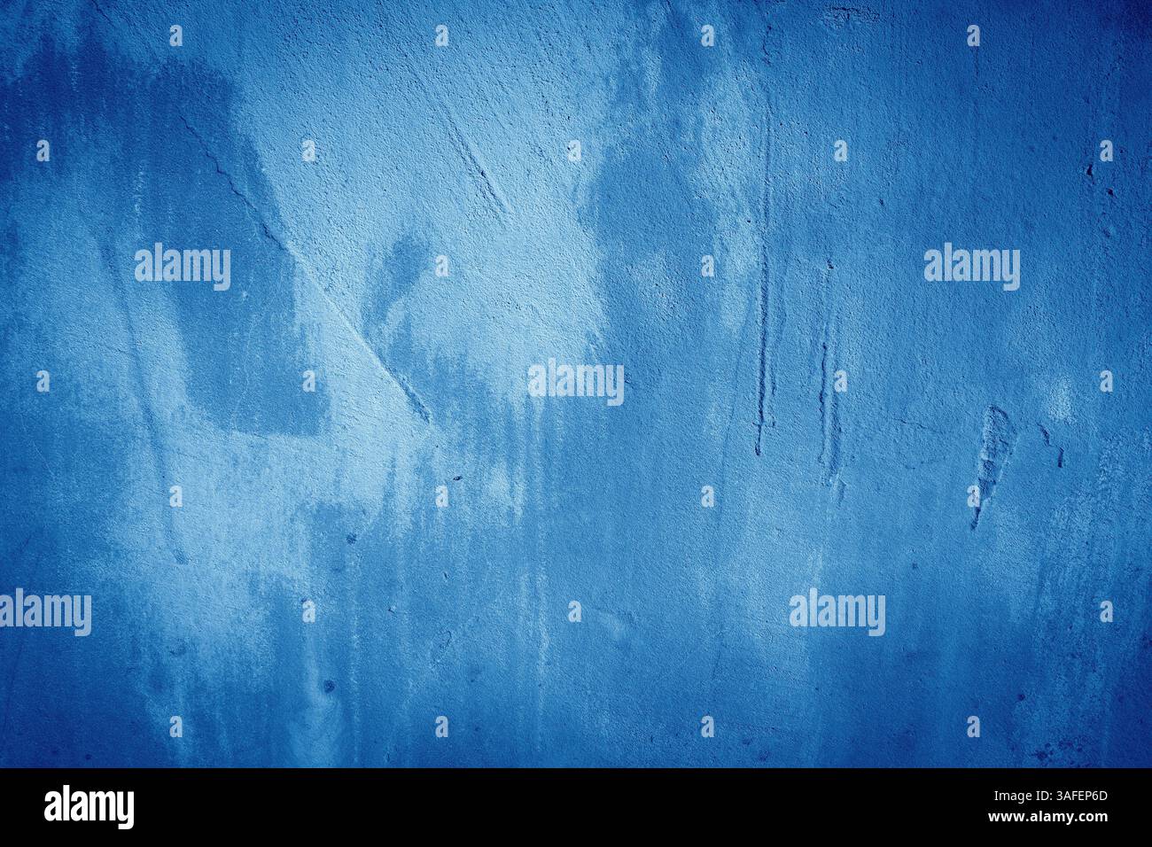 blue concrete or cement material in abstract wall background texture. Stock Photo