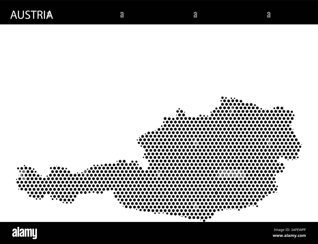 A dotted representation of Austria's map fills the space, showcasing ...