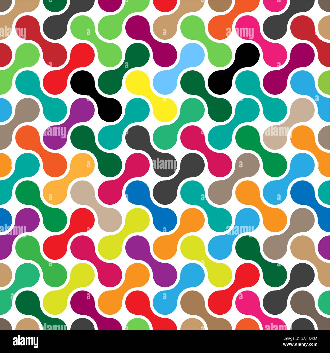 Dynamic visual display creates seamless Stock Vector Images - Alamy