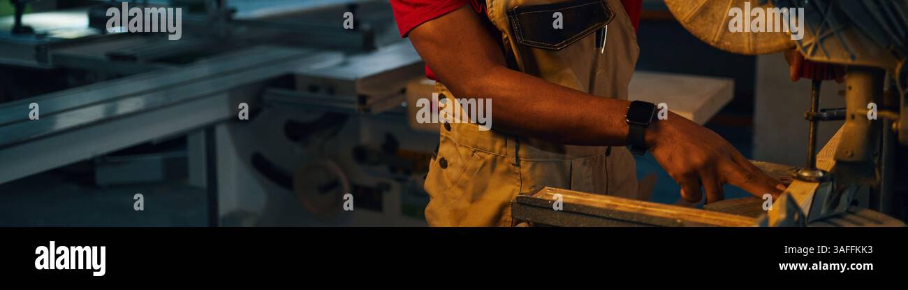 Manual Worker Working On Lathe Stock Photo