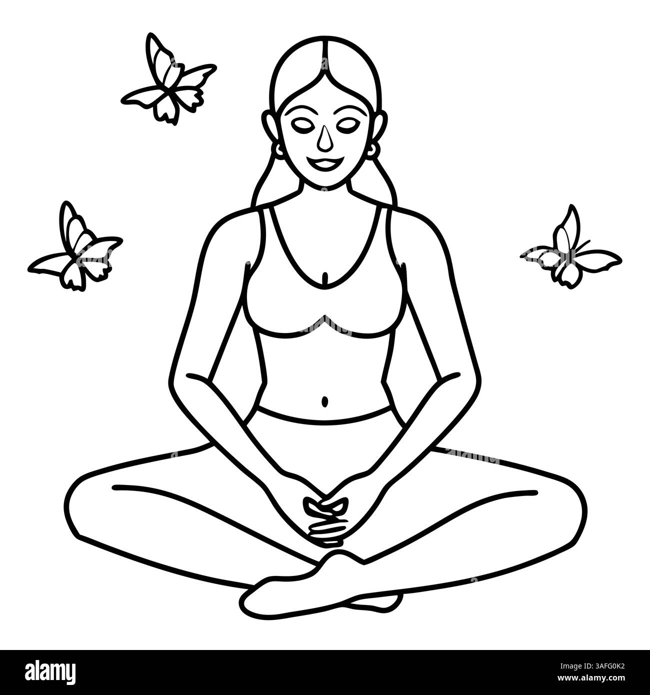 Yoga coloring pages for kids fun printable yoga poses mindfulness