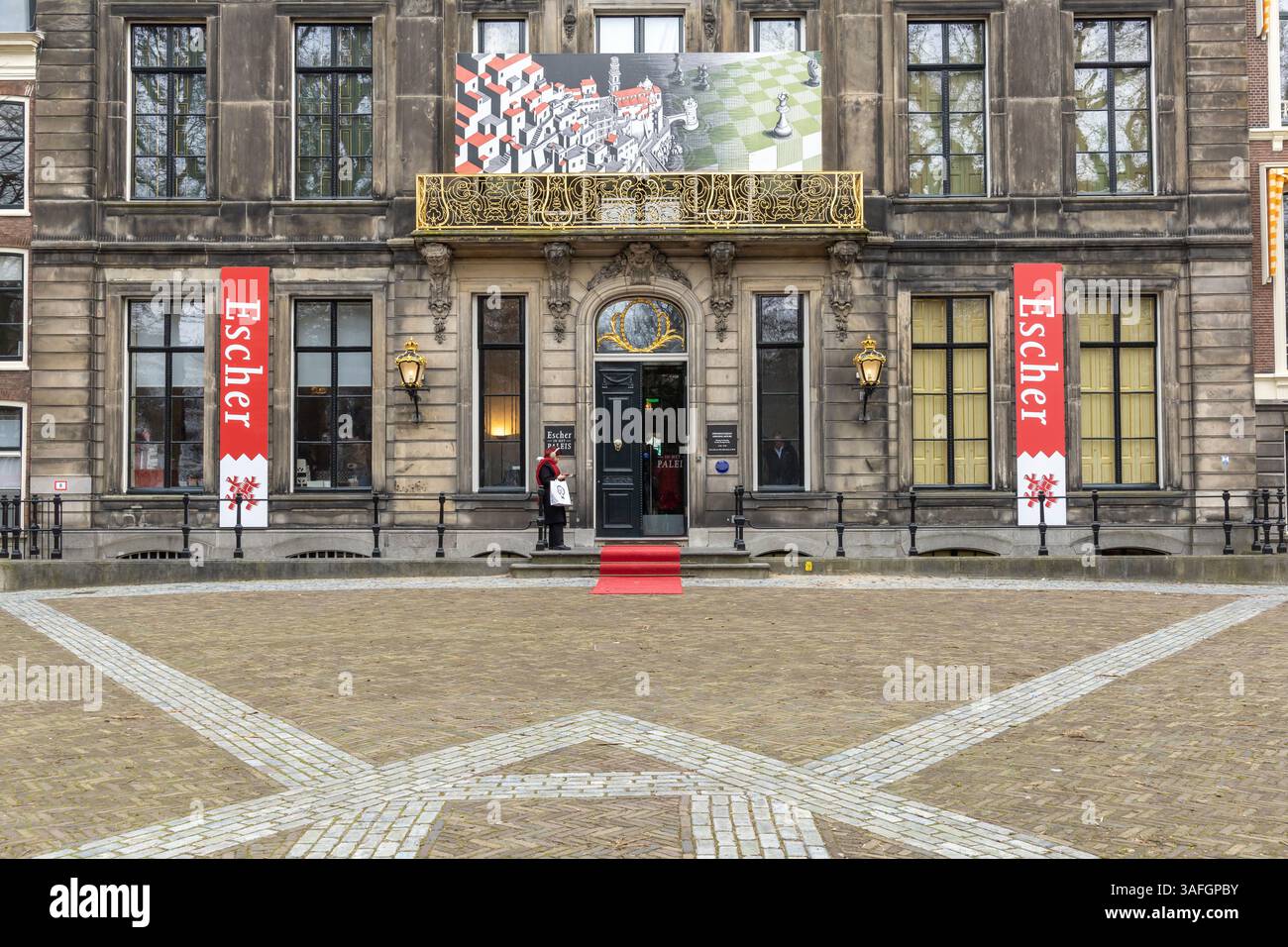 The Hague, the Netherlands. 15 February 2025. Escher in Het Paleis is an art museum in the Dutch city of The Hague. Stock Photo
