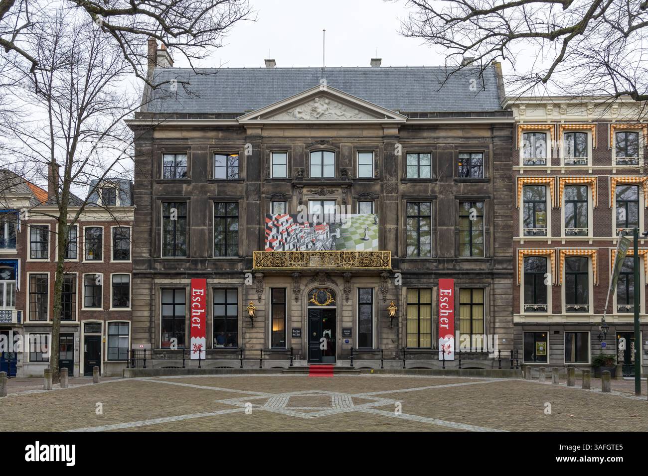 The Hague, the Netherlands. 15 February 2025. Escher in Het Paleis is an art museum in the Dutch city of The Hague. Stock Photo