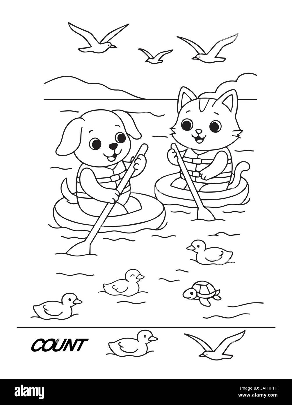 puppy-colouring-pages-cute-hi-res-stock-photography-and-images-alamy for Free Printable Pictures Of Dogs And Cats Puppy colouring pages cute hi-res stock photography and images - Alamy for Free Printable Pictures Of Dogs And Cats