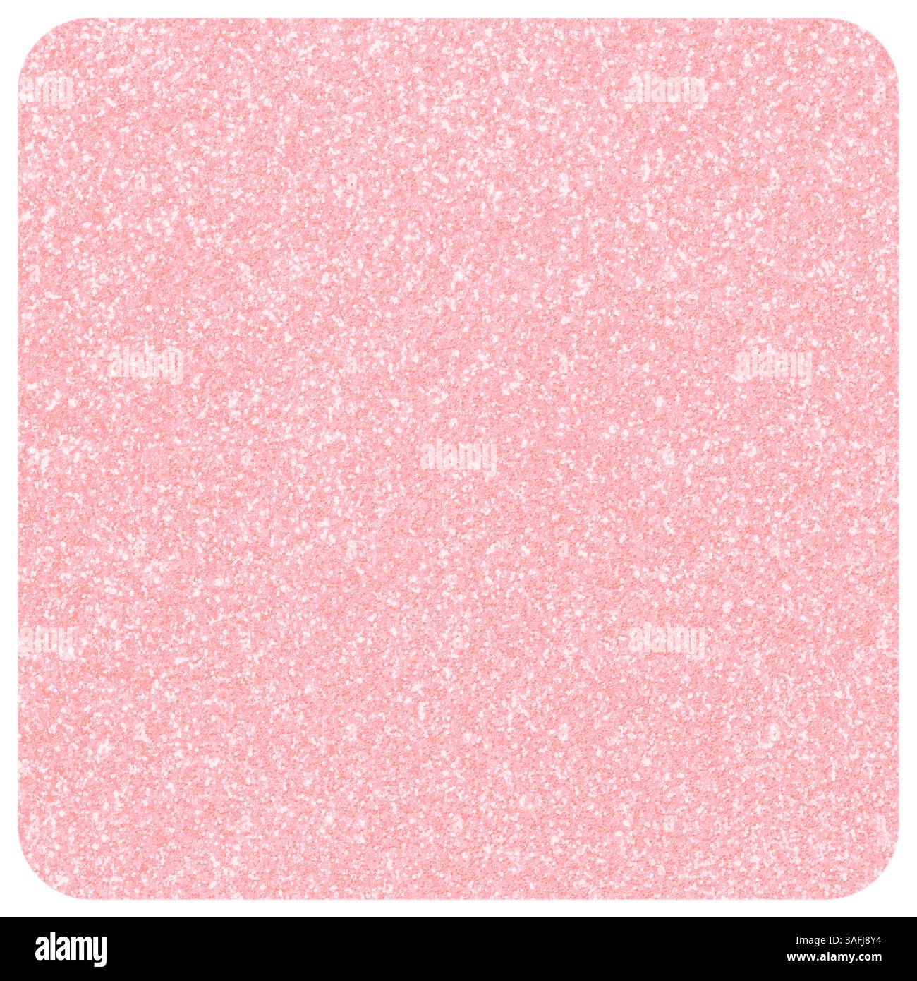 abstract design element: light red spotted rounded square tile against ...