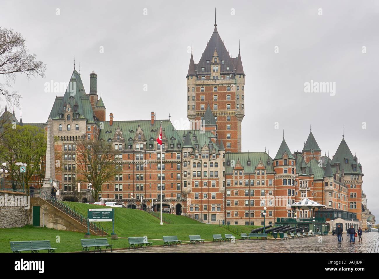 This is a photo of Fairmont Le Château Frontenac, a landmark luxury ...