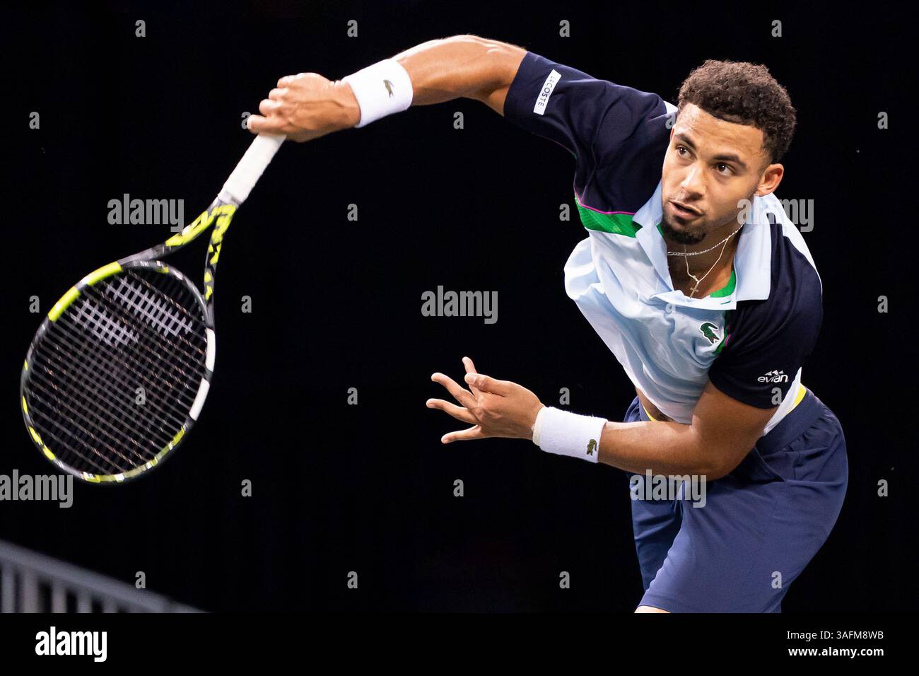 Rotterdam, Netherlands. 06th Feb, 2025. ROTTERDAM, NETHERLANDS - FEBRUARY 6: Arthur Fils during the ABN AMRO Open at Rotterdam Ahoy on February 5, 2025 in Rotterdam, Netherlands. (Photo by Marleen Fouchier/Orange Pictures) Credit: Orange Pics BV/Alamy Live News Stock Photo