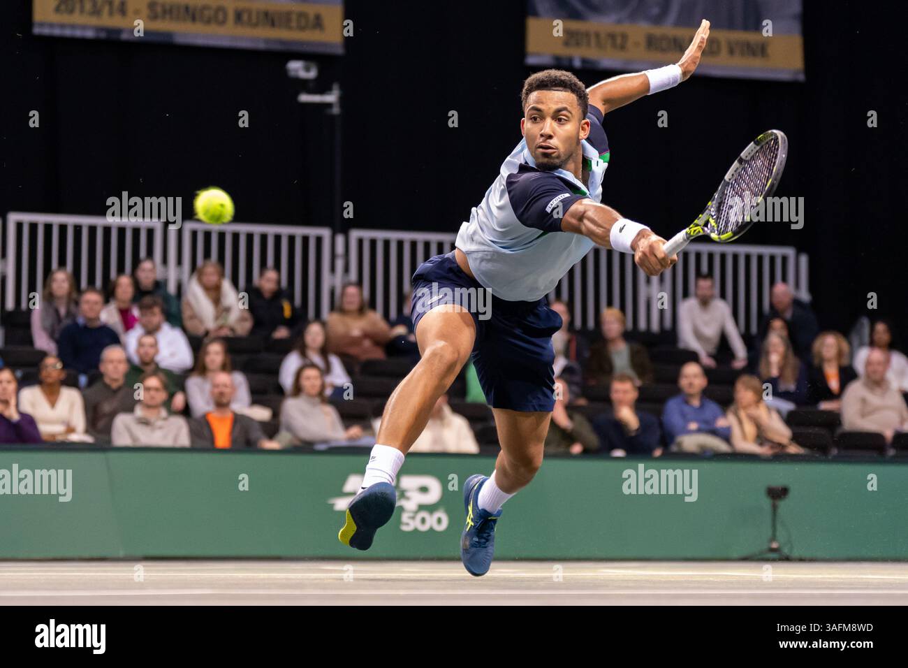 Rotterdam, Netherlands. 06th Feb, 2025. ROTTERDAM, NETHERLANDS - FEBRUARY 6: Arthur Fils during the ABN AMRO Open at Rotterdam Ahoy on February 5, 2025 in Rotterdam, Netherlands. (Photo by Marleen Fouchier/Orange Pictures) Credit: Orange Pics BV/Alamy Live News Stock Photo