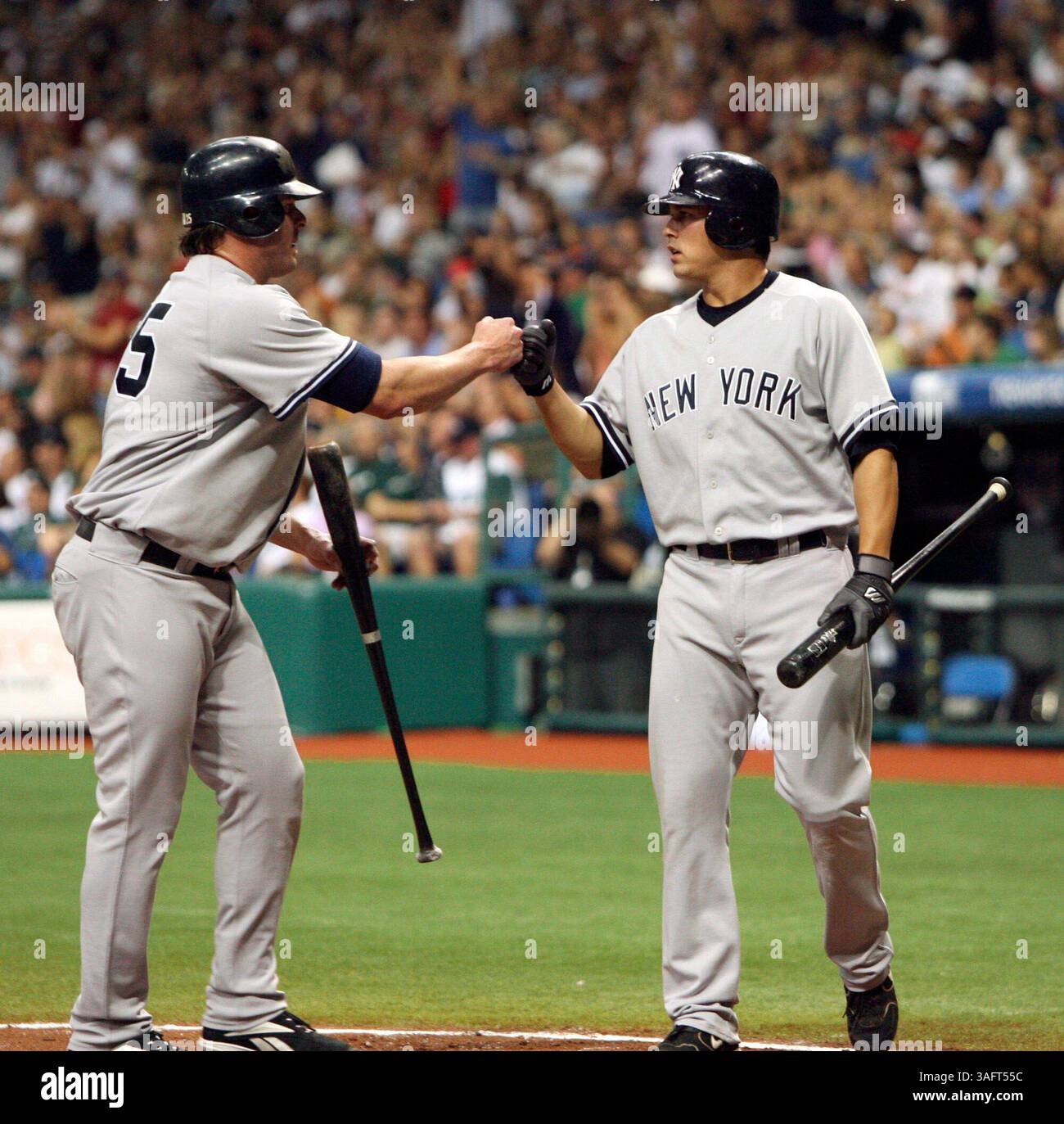 New York Yankees' Bubba Crosby swings and misses on a low New York Yankees' Bubba Crosby swings and misses on a low